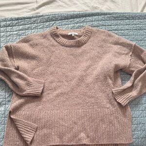 Madewell Tan Crew Neck Sweater
